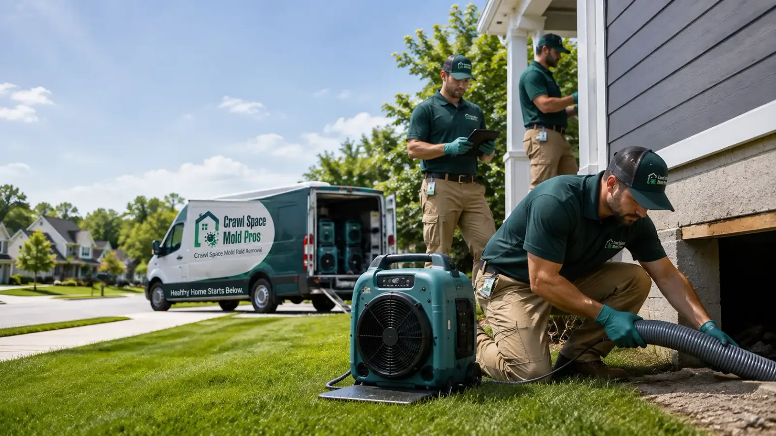 Crawl Space Mold Removal in Ashland, VA